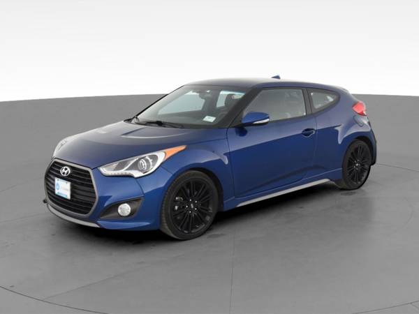 2016 Hyundai Veloster Turbo Coupe 3D coupe Blue - FINANCE ONLINE -... for sale in Champlin, MN – photo 3