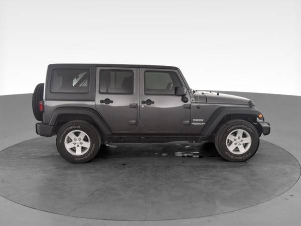 2017 Jeep Wrangler Unlimited Sport SUV 4D suv Black - FINANCE ONLINE... for sale in Palmdale, CA – photo 13