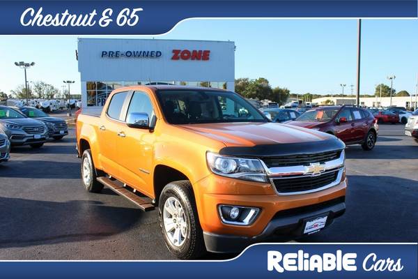 2017 Chevy Chevrolet Colorado LT pickup Burning Hot Metallic - cars... for sale in Springfield, MO – photo 2