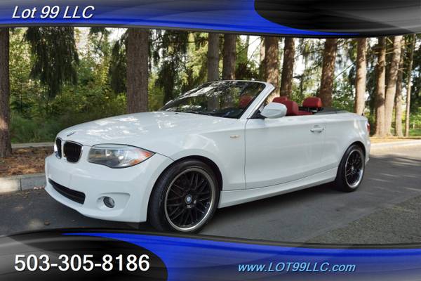 2012 BMW 1 Series 128i Convertible **RED INTERIOR** Navigation Heated for sale in Milwaukie, OR – photo 4