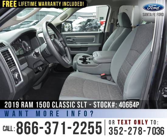 *** 2019 Ram 1500 Classic SLT 4WD *** SiriusXm - Flex Fuel - Camera... for sale in Alachua, FL – photo 13