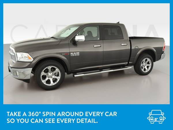 2018 Ram 1500 Crew Cab Laramie Pickup 4D 5 1/2 ft pickup Gray for sale in Other, OR – photo 3