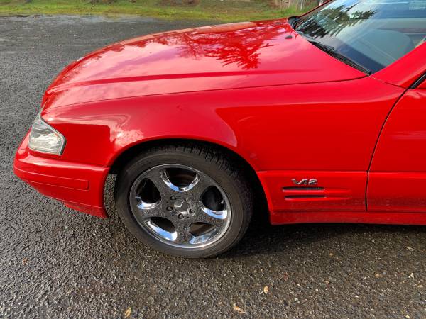 MERCEDES-BENZ SL600 Rare RED - cars & trucks - by owner - vehicle... for sale in Winston, OR – photo 3