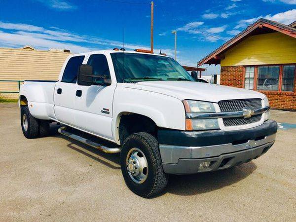 2004 Chevrolet Chevy Silverado 3500 Crew Cab LT Pickup 4D 8 ft 100%... for sale in Weatherford, TX – photo 3