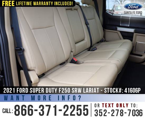 2021 Ford Super Duty F250 SRW Lariat Leather Seats, SYNC 3, BLIS for sale in Alachua, AL – photo 19