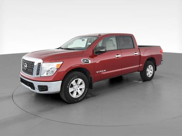 2017 Nissan Titan Crew Cab SV Pickup 4D 5 1/2 ft pickup Red -... for sale in Louisville, KY – photo 3