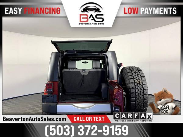 2008 Jeep Wrangler Sahara FOR ONLY 322/mo! - - by for sale in Beaverton, OR – photo 13
