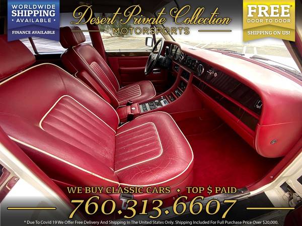 1989 Bentley Mulsanne S 4 Door Sedan at a DRAMATIC DISCOUNT - cars & for sale in Palm Desert , CA – photo 10