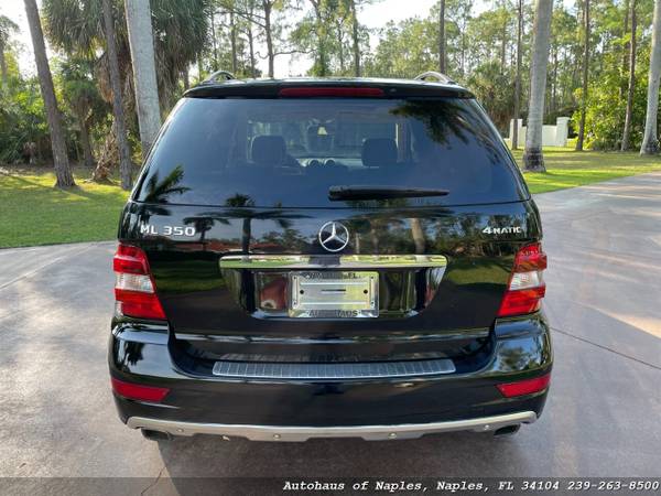 2009 Mercedes Benz ML 350 - 4 Matic! Power Sunroof! NAV! Blu - cars for sale in Naples, FL – photo 5
