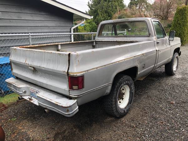 Price Dropped 1975 3/4 ton Chevy Scottsdale - - by for sale in Edmonds, WA – photo 9