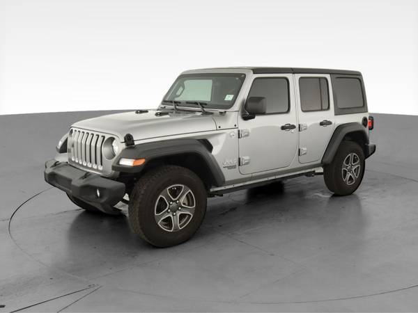2019 Jeep Wrangler Unlimited Sport S Sport Utility 4D suv Silver - -... for sale in Arlington, District Of Columbia – photo 3