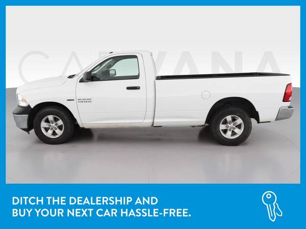 2017 Ram 1500 Regular Cab Tradesman Pickup 2D 8 ft pickup White for sale in Peoria, IL – photo 4
