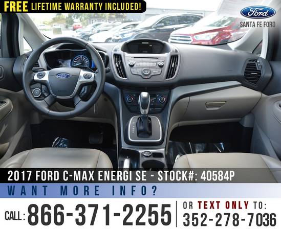 *** 2017 Ford CMax Energi SE *** SYNC - Cruise Control - Camera -... for sale in Alachua, GA – photo 14