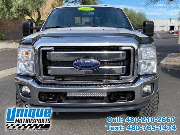 2016 FORD F-350 CREW CAB LARIAT ~ LIFTED ~ 6.7L TURBO DIESEL ~ READY... for sale in Tempe, AZ – photo 3