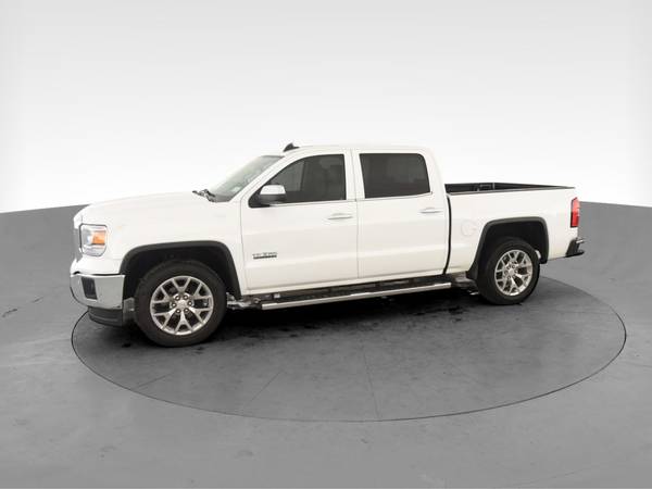 2015 GMC Sierra 1500 Crew Cab SLT Pickup 4D 5 3/4 ft pickup White for sale in Harker Heights, TX – photo 4