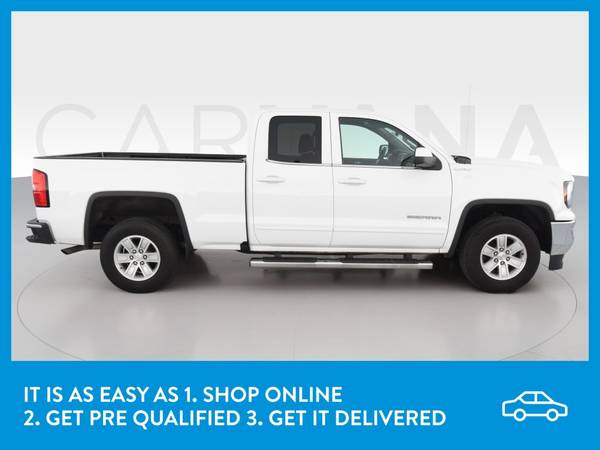 2018 GMC Sierra 1500 Double Cab SLE Pickup 4D 6 1/2 ft pickup White for sale in Greensboro, NC – photo 10