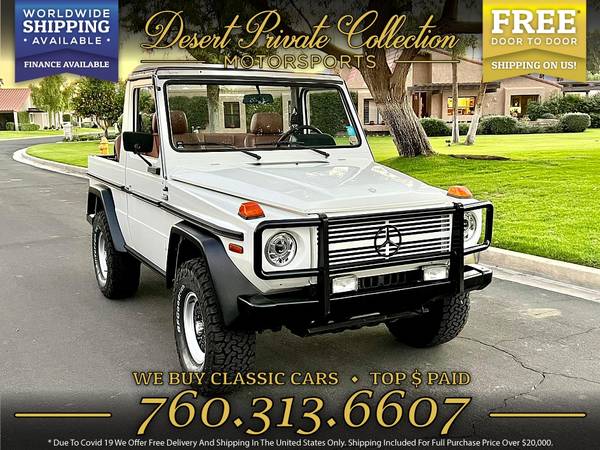1981 Mercedes-Benz G Wagon 280GE Convertible 2 8L 4 Speed Manual wit for sale in Palm Desert, AL