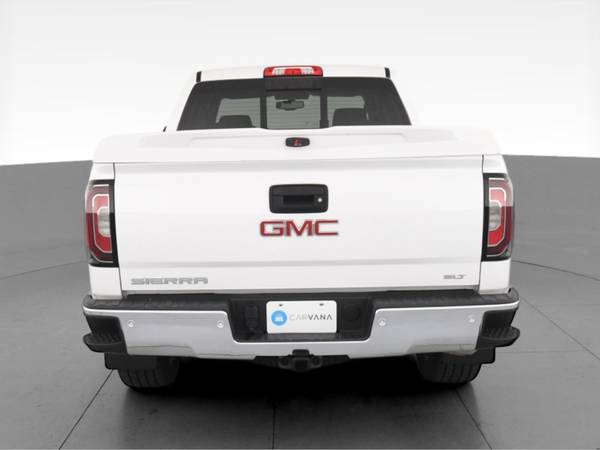 2018 GMC Sierra 1500 Crew Cab SLT Pickup 4D 5 3/4 ft pickup White -... for sale in Champlin, MN – photo 9