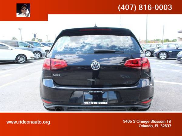 Volkswagen Golf GTI - 100 APPROVED - - by dealer for sale in Orlando, FL – photo 2