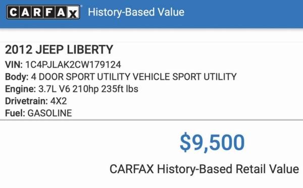 *2012* *Jeep* *Liberty* ** - cars & trucks - by dealer - vehicle... for sale in St. Augustine, FL – photo 2