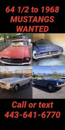 1965 to 1968 MUSTANGS WANTED - cars & trucks - by owner - vehicle... for sale in Norfolk, VA – photo 2