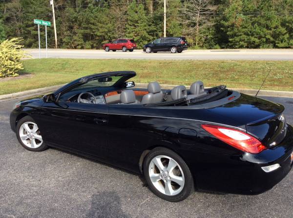 2008 Toyota Solara SLE Convertible Black Great condition - cars &... for sale in Myrtle Beach, SC – photo 3