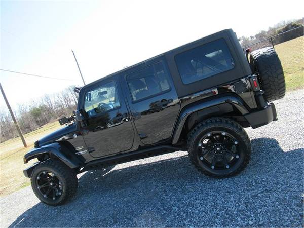 2011 JEEP WRANGLER UNLIMITED SAHARA, Black APPLY ONLINE for sale in Summerfield, NC – photo 2