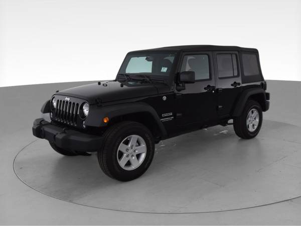 2017 Jeep Wrangler Unlimited Sport SUV 4D suv Black - FINANCE ONLINE... for sale in Erie, PA – photo 3