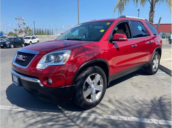 2012 GMC ACADIA SLT Ruby Red - - by dealer - vehicle for sale in Fresno, CA – photo 8