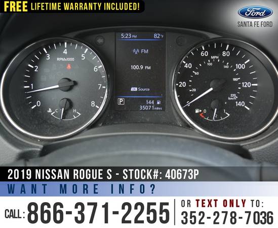 2019 Nissan Rogue S *** Camera, Touchscreen, Cruise Control *** -... for sale in Alachua, AL – photo 11