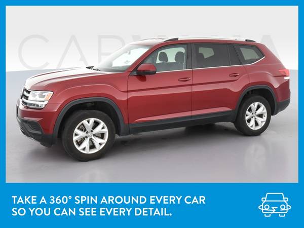 2019 VW Volkswagen Atlas S 4Motion Sport Utility 4D suv Red for sale in Providence, RI – photo 3