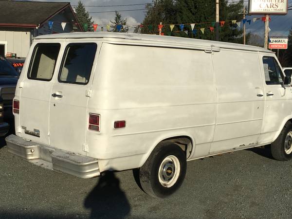 Chevy Work Van , Lo miles , Sale - cars & trucks - by dealer -... for sale in Burlington, WA – photo 2