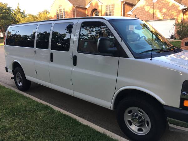 2013 Chevy Express 3500 LT, 6.0L 15 passenger, 36k miles, perfect... for sale in Arlington, TX – photo 5