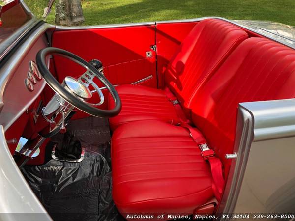 1932 Ford Roadster Hot Rod, less than 2,000 miles since build! Head tu for sale in Naples, FL – photo 11