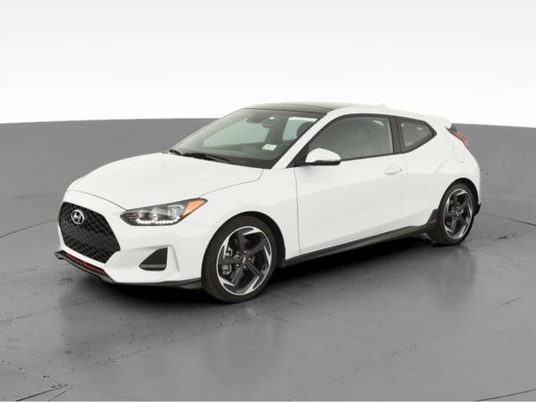 2019 Hyundai Veloster Turbo Coupe 3D coupe White - FINANCE ONLINE -... for sale in Fort Collins, CO – photo 3