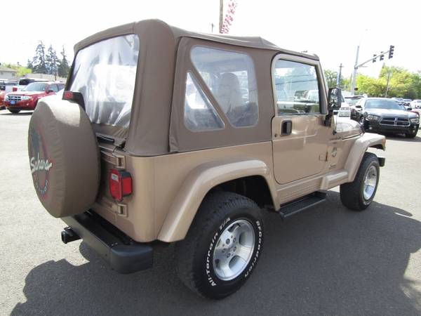 2000 Jeep Wrangler 2dr Sahara GOLD 99K AUTO SO NICE ! - cars & for sale in Milwaukie, OR – photo 7
