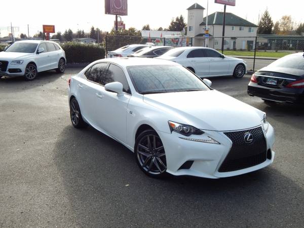 CLEAN CARFAX 1 OWNER 2014 Lexus IS 250 AWD F-Sport RARE WHITE/RED for sale in Auburn, WA – photo 20