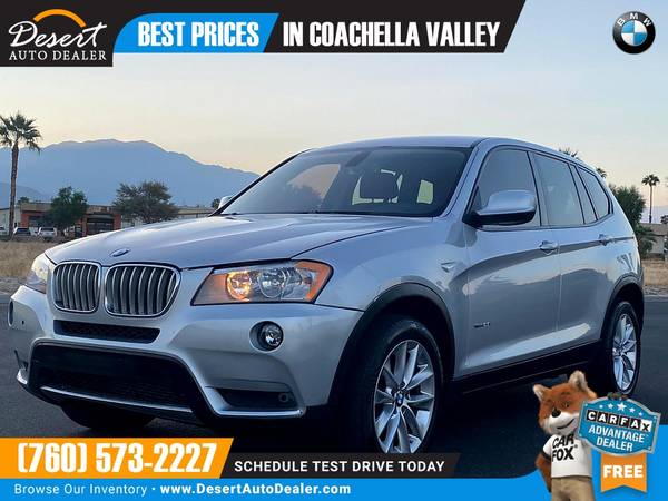 PRICE BREAK on this 2013 BMW X3 xDrive28i AWD 75,000 MILES xDrive28i... for sale in Palm Desert , CA – photo 4
