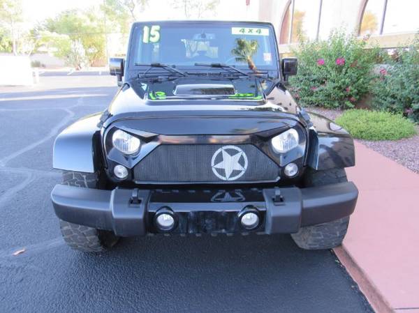 2015 Jeep Wrangler Unlimited Unlimited Sahara suv Black Clearcoat -... for sale in Tucson, AZ – photo 4