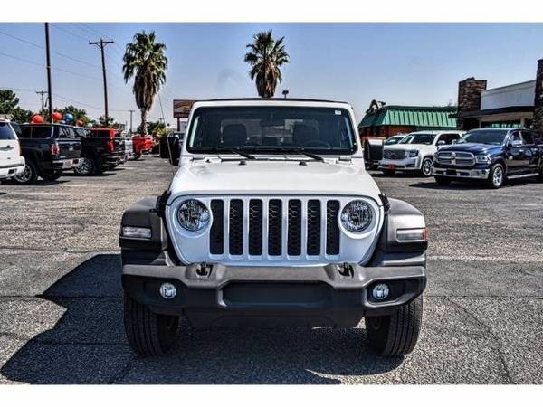 2020 Jeep Gladiator Sport S pickup Bright White Clearcoat - cars &... for sale in El Paso, TX – photo 3