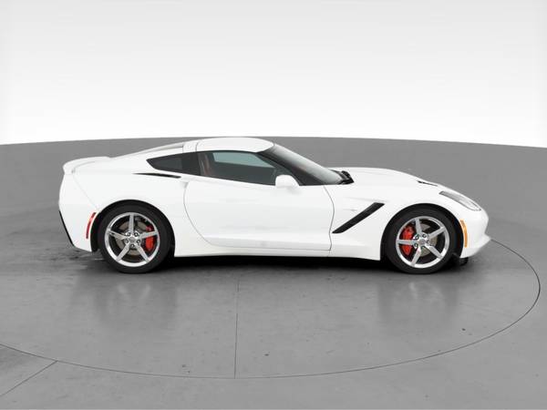 2014 Chevy Chevrolet Corvette Stingray Coupe 2D coupe White -... for sale in San Marcos, TX – photo 13