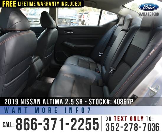 2019 Nissan Altima 2 5 SR Touchscreen - SIRIUS - Cruise for sale in Alachua, FL – photo 18