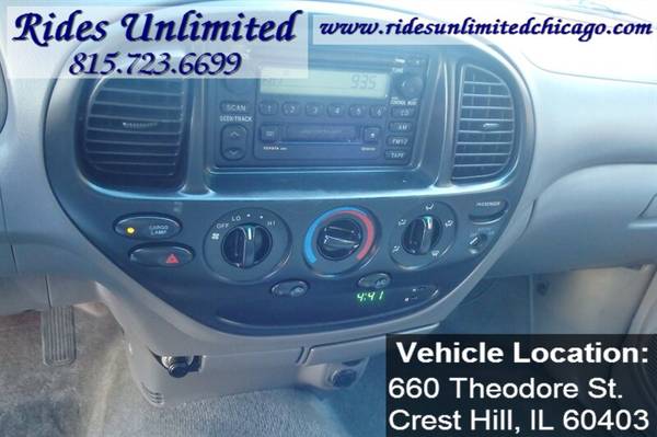 2002 Toyota Tundra SR5 V8 - cars & trucks - by dealer - vehicle... for sale in Crest Hill, IL – photo 10