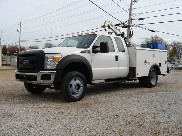2013 FORD F450 EXT CAB DUALLY SERVICE W/ CRANE STOCK #775 - ABSOLUTE... for sale in Corinth, MS – photo 2