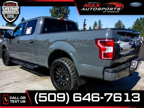 $676/mo - 2018 Ford F-150 MAXED OUT Sport EcoBoost 4x4 - LIFETIME... for sale in Spokane, ID – photo 8