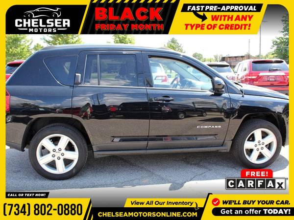 $181/mo - 2014 Jeep Compass Latitude - Easy Financing! - cars &... for sale in Chelsea, MI – photo 8