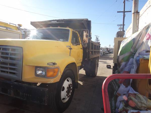 1995 FORD F800 DUMP TRUCK - cars & trucks - by dealer - vehicle... for sale in Los Angeles, CA – photo 22