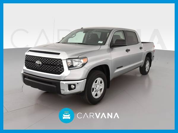 2019 Toyota Tundra CrewMax SR5 Pickup 4D 5 1/2 ft pickup Silver for sale in Palmdale, CA