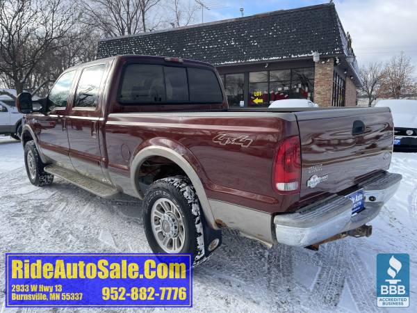 2006 Ford F250 F-250 King Ranch Crew cab 4x4 gas 5 4 V8 leather NICE for sale in Burnsville, MN – photo 7