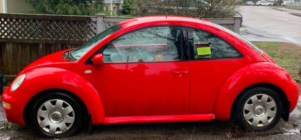 USED 2002 Red VW Bug for sale in QUINCY, MA